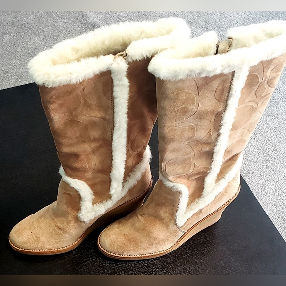 Coach Boots size 8 - Picture 3 of 3